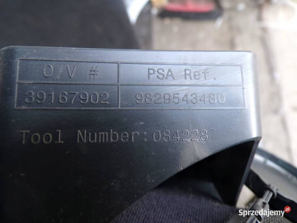 Opel Corsa F ŚLIZG ZDERZAKA TYŁ 9829543480 sprzedam