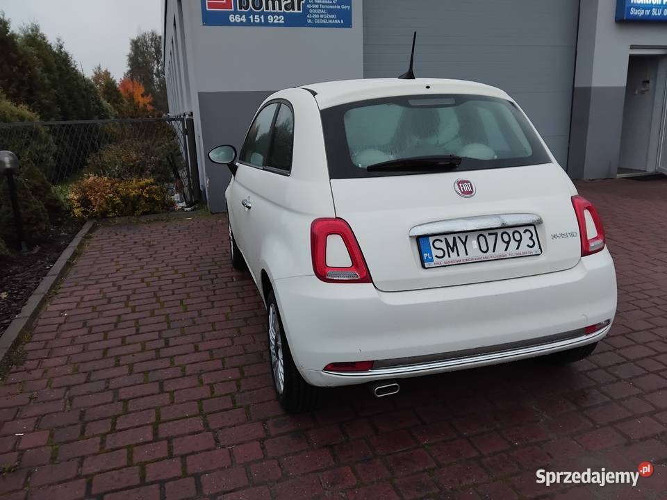 Fiat 500 hybryda 2022r przebieg 29000 998cm3 500 śląskie Myszków