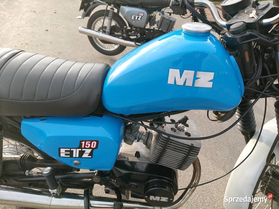 MZ ETZ 150 motocykl MZ 1987 z dokumentami nieuszkodzony Nowe Skalmierzyce