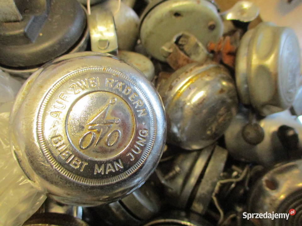 stare dzwonki i pompki rowerowe Leźnica Wielka