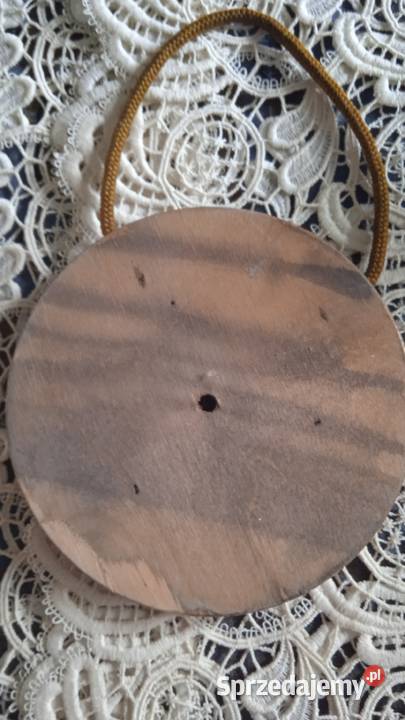 DREWNIANA PATERKA Z MANDALĄ DO ZAWIESZENIA Obrazki i obrazy Piła