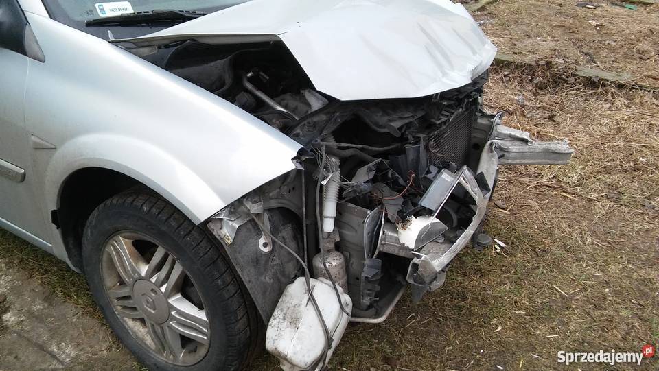 Sprzedam powypadkowe renault Megane Uszkodzone wspomaganie kierownicy Otwock