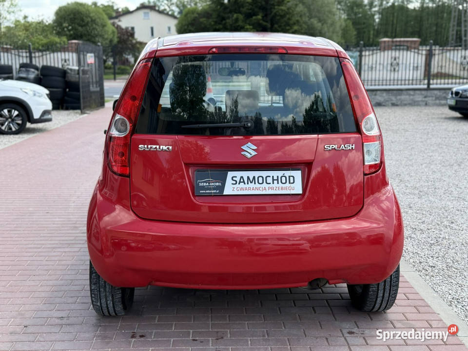 Suzuki Splash Gwarancja Klima Podgrzewane elektryczne lusterka Sade Budy