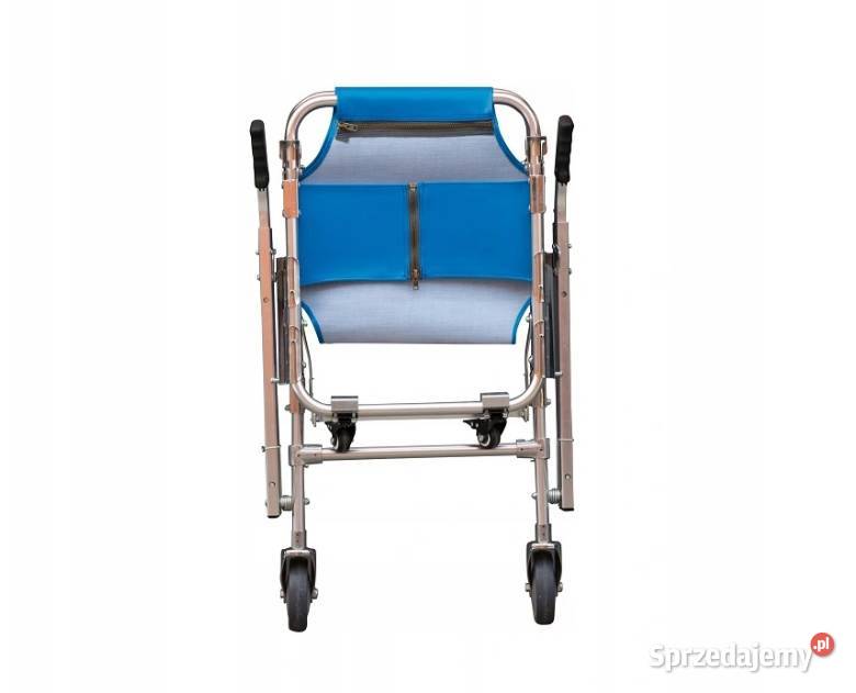 KRZESŁO TRANSPORTOWE NIEBIESKIE sprzedam