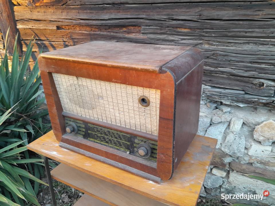 Stare polskie radio lampowe Poemat II z czasów Pozostałe Dąbrowa Górnicza