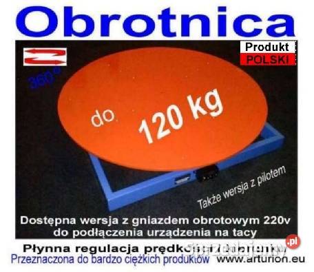Ekspozytor Obrotnica Podest obrotowy napęd mazowieckie Warszawa