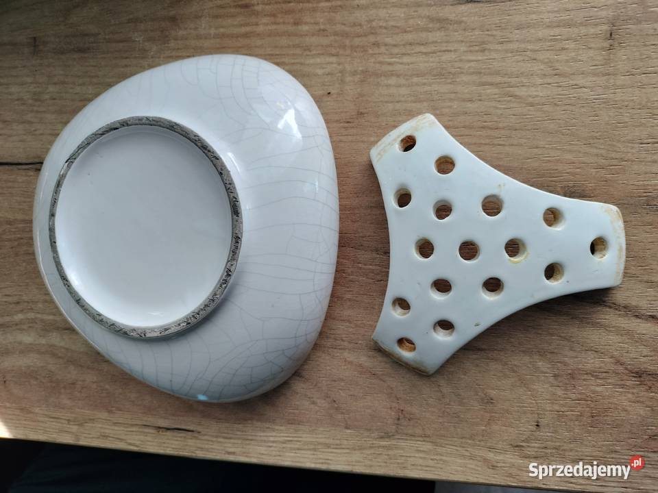 Ikebana ceramika szkliwiona na kwiaty Choszczno sprzedam