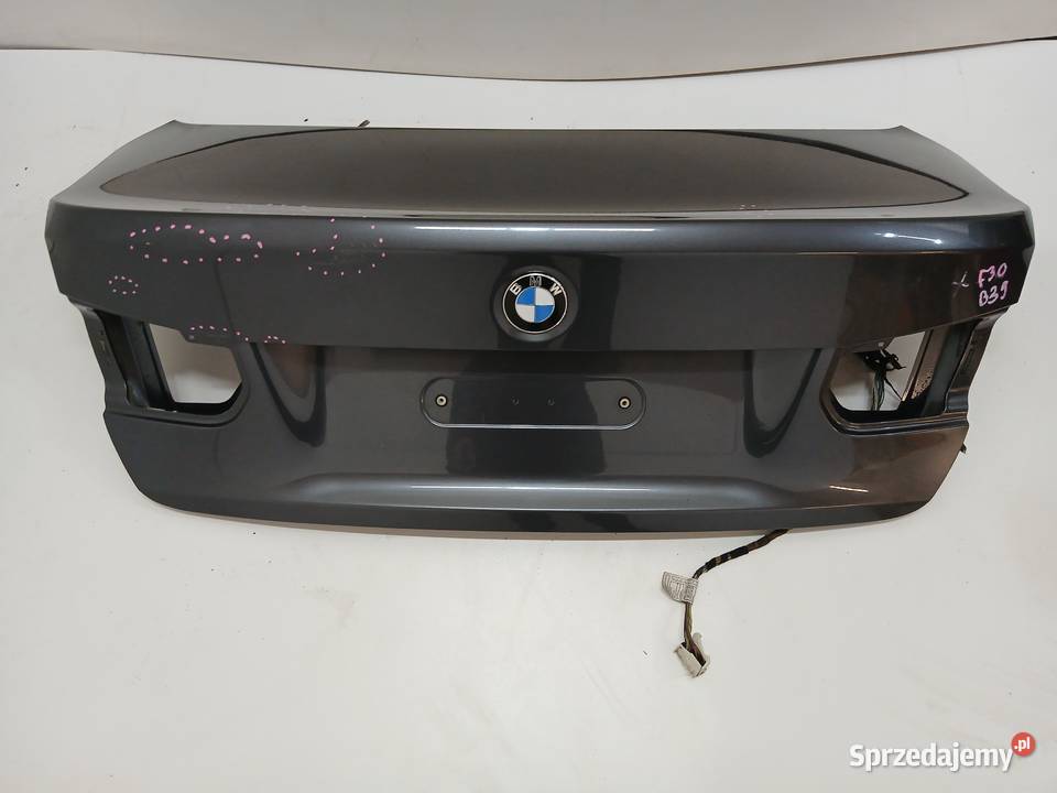 KLAPA BAGAŻNIKA TYLNA BMW F30 B39 osobowe Motoryzacja lubelskie Strzyżewice
