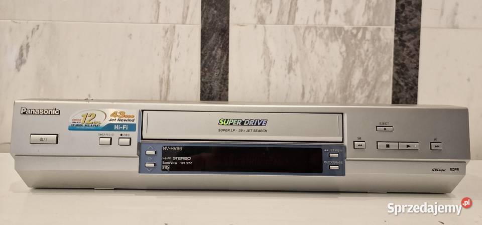 Panasonic SuperDrive NVHV66 SQPB Video VHS Międzychód