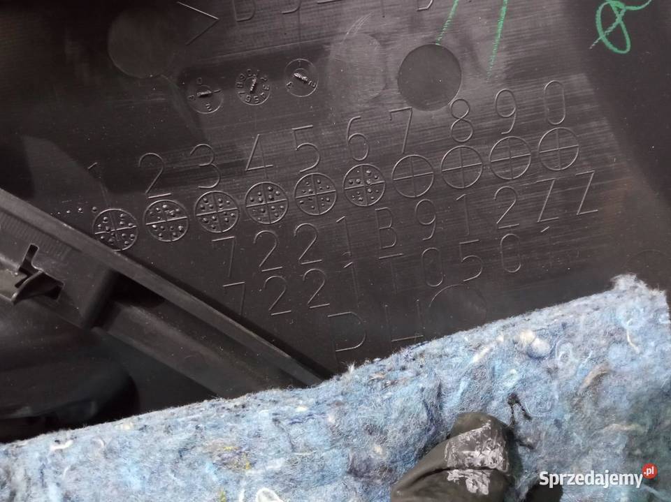 TAPICERKA BOCZEK PRAWY LEWY PRZÓD KOMPLET