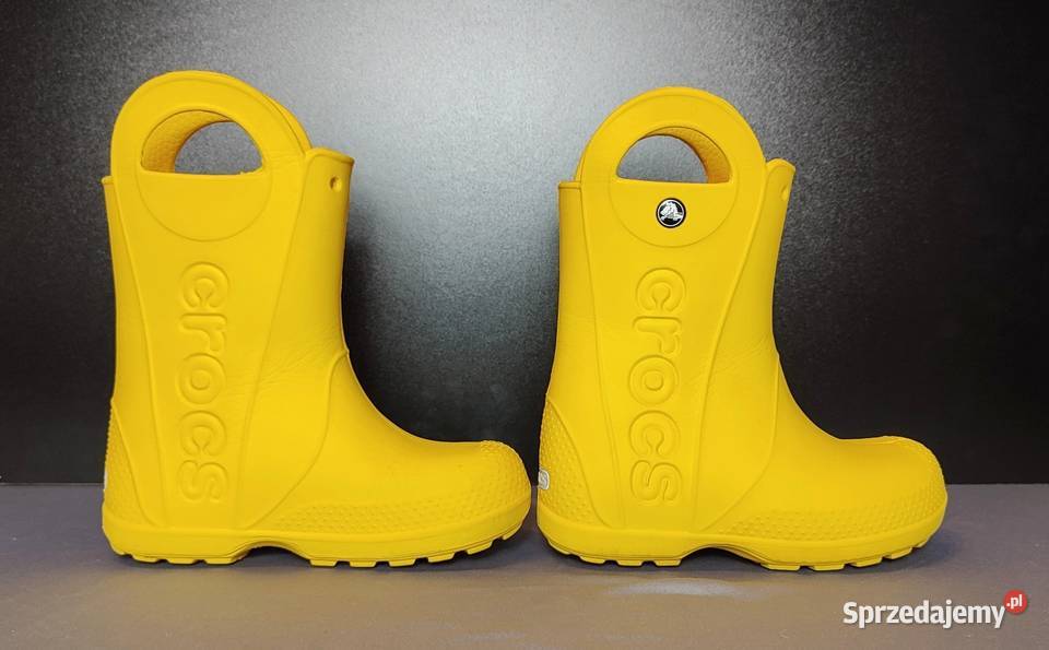 CROCS kalosze dziecięce rozmiar 2930 C12 żółte Jasień
