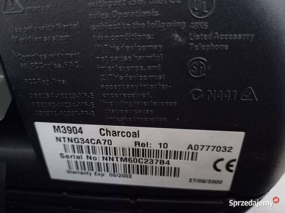 Nortel networks M3904 telefony biurowy Gubin