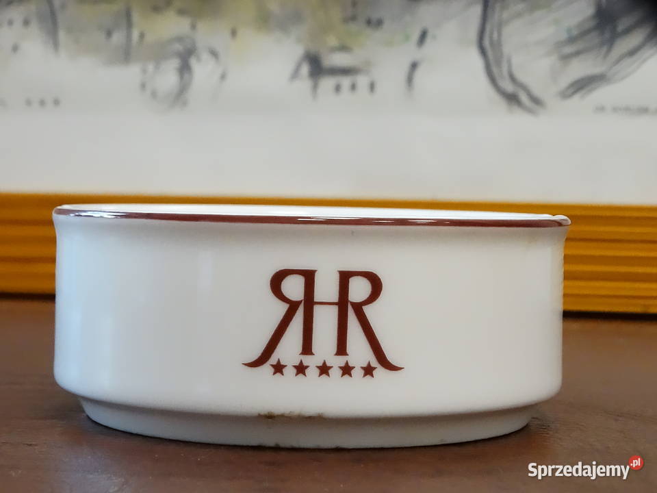 Porcelanowa popielniczka Villeroy Boch Hotel Le lubelskie Biłgoraj