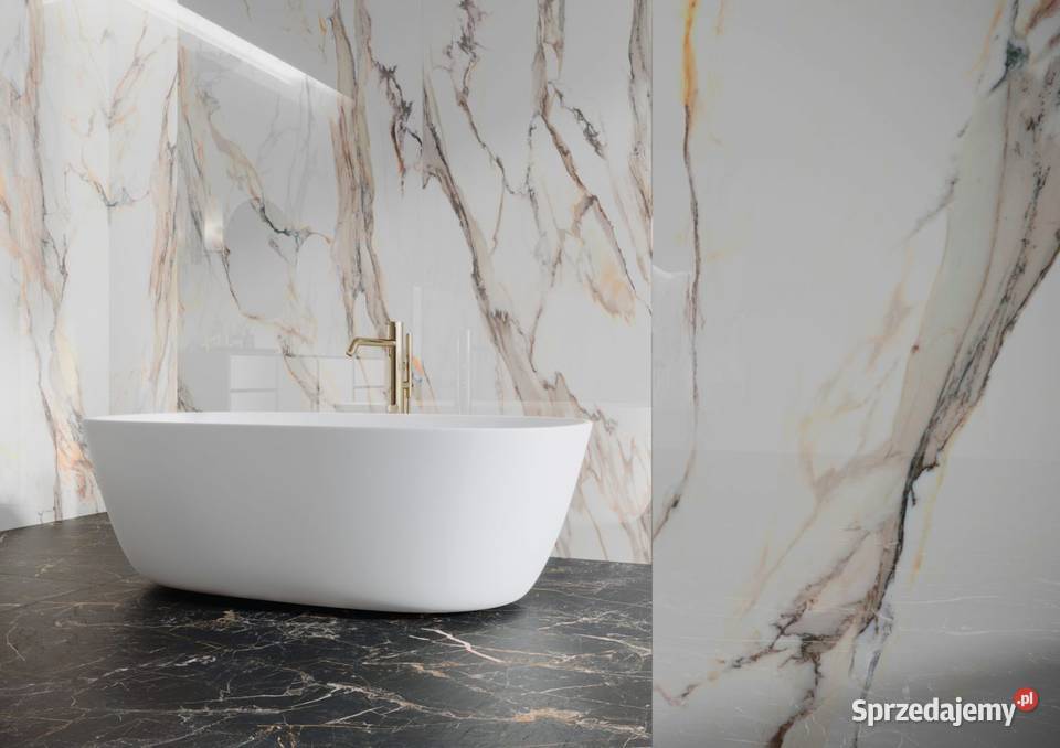 Płytki łazienkowe marmur Calacatta gold 120x60 wewnętrzne Radom sprzedam