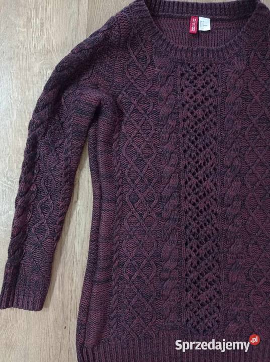 Sweter w ciemnych kolorach Divided by HM Hajnówka