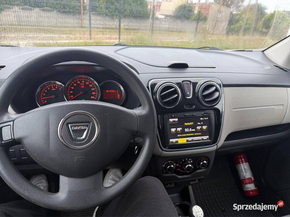 Dacia Lodgy 2012r 16MPI Hak Navi Klima nieuszkodzony łódzkie Słowik