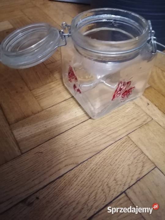 Pojemnik szklany z klamrą Gdańsk