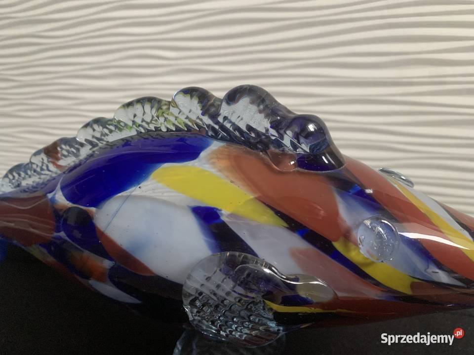 Szklana ryba PRL Łowicz