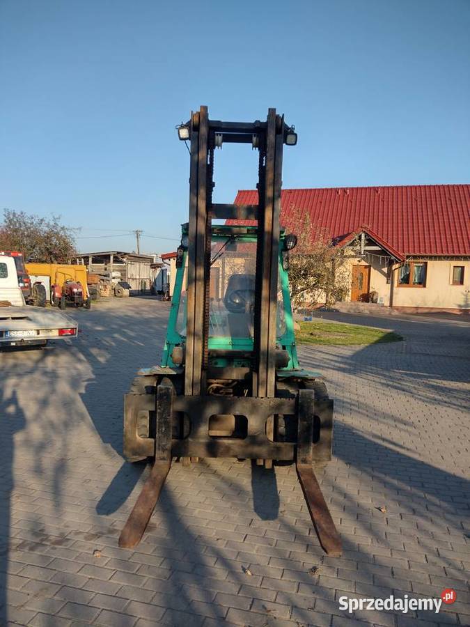 Wózek widłowy Mitsubishi diesel 5 ton udźwigu diesel Sośno sprzedam