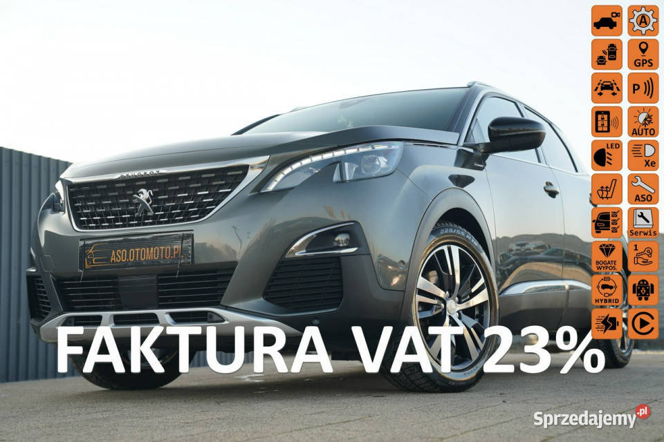 Peugeot 3008 GT ful led pełna skóra masaze hak elektryczne lusterka Otmuchów