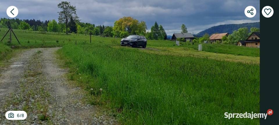 Działka Budowlana Uście Gorl8ckie Zalew małopolskie Uście Gorlickie