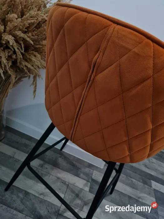 4 Hokery pomaramczowe NOWE Hokery Krasne-Lasocice