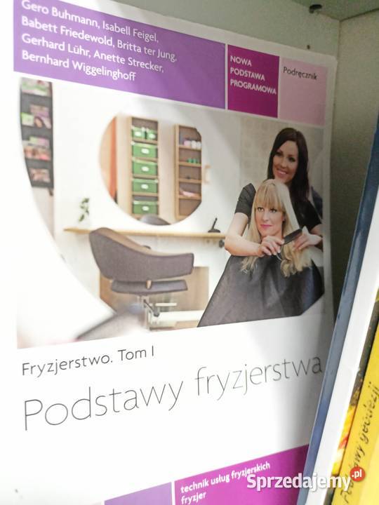 Podstawy fryzjerstwa podręczniki szkolne książki sprzedam