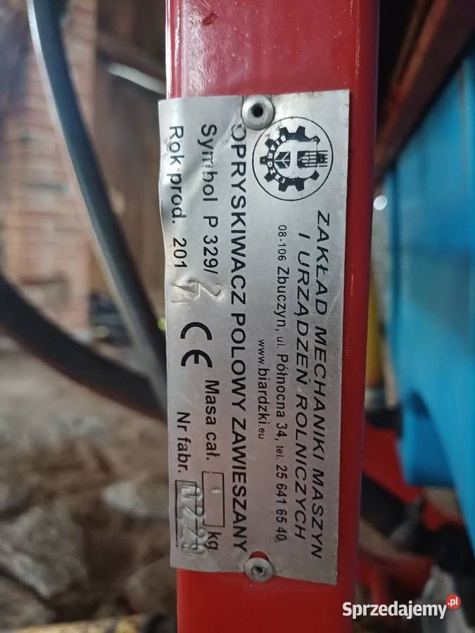 Opryskiwacz Biardzki 400l Wydrza sprzedam