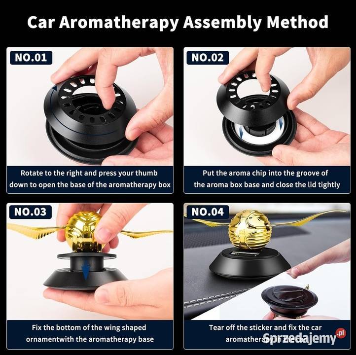 harry potter złoty znicz zapach samochodowy Kraków sprzedam