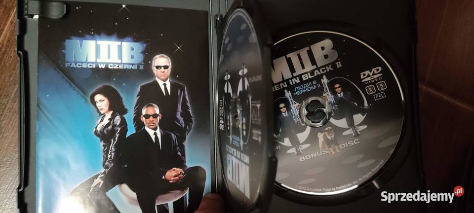 Faceci w czerniI 2xDVD MAN IN BLACK Will Smith 2 płyty Gliwice sprzedam