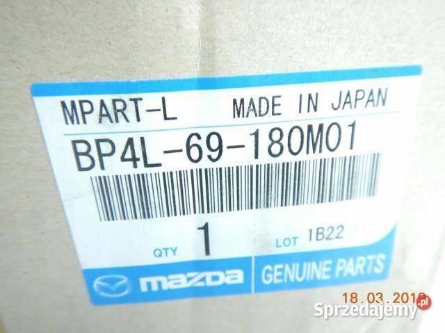 LUSTERKO LEWE MAZDA3 MAZDA 3 03 BP4L69180M01 osobowe lubelskie sprzedam