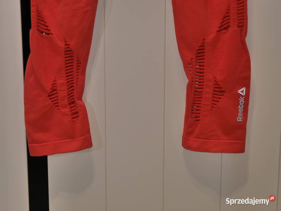 Reebok świetne legginsy ażurowe nowe 34 36 Wrocław