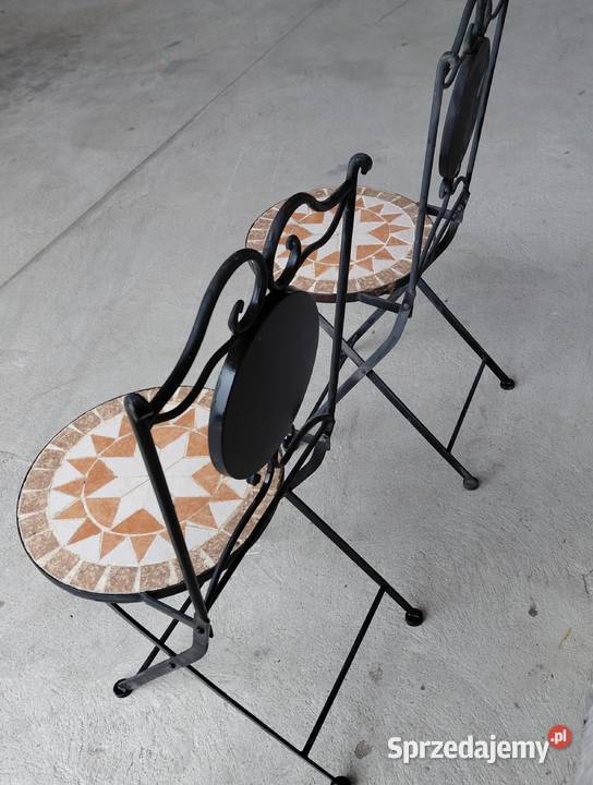 krzesła metalowe 2 sztuki 894 kujawsko-pomorskie