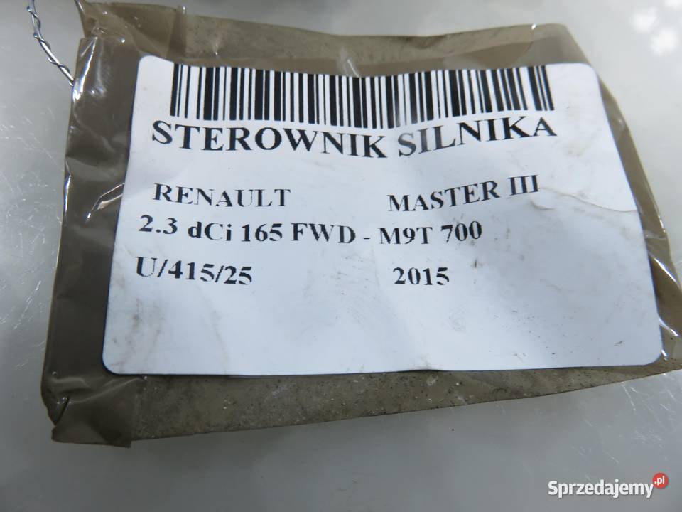 STEROWNIK RENAULT MASTER III 23 dCi 237105093R osobowe