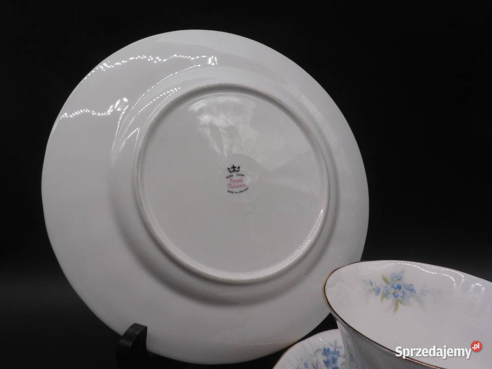 Zestaw śniadaniowy trio Royal Malvern Bone China wielkopolskie Raszków