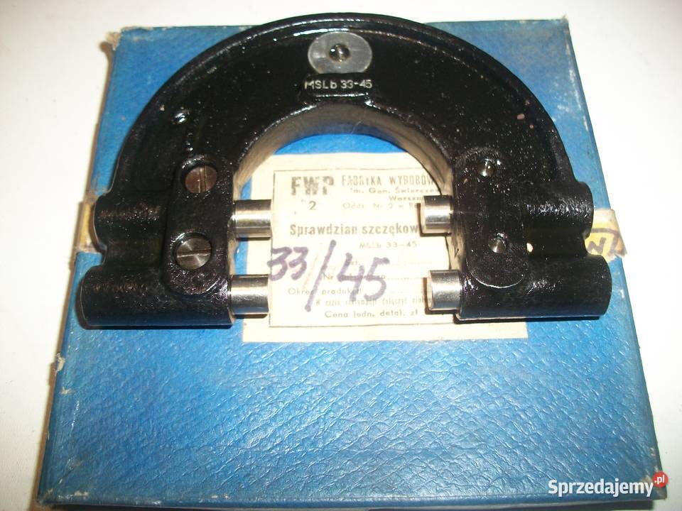 Sprawdzian szczękowy 3345 mm typ MSLb polski Olkusz