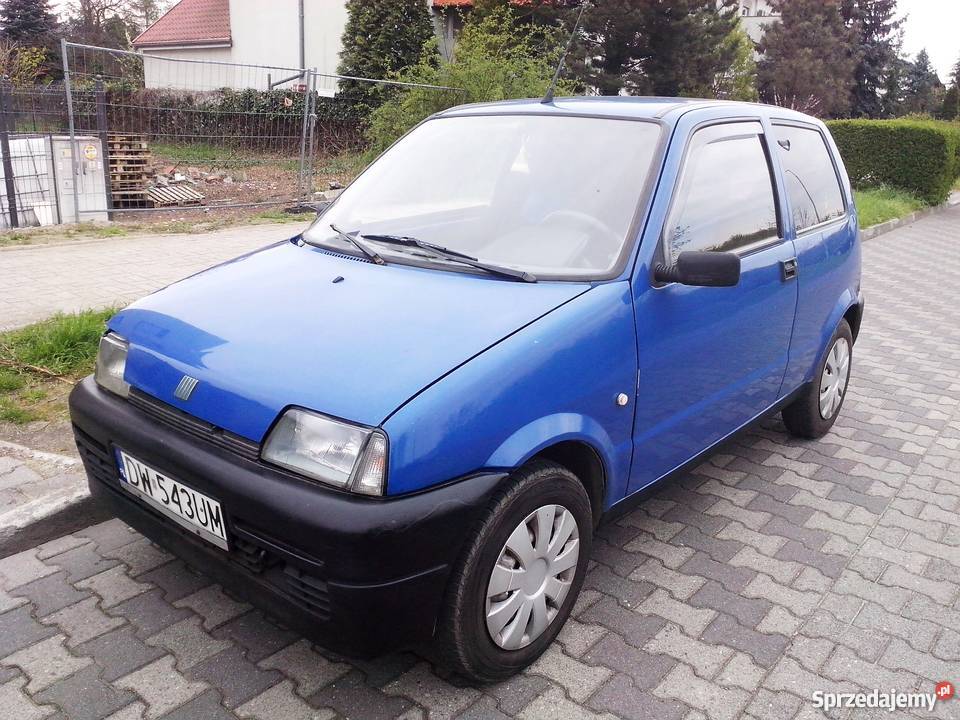 Fiat Cinquecento 98r 700 LPG Sprawny Dlugie Cinquecento dolnośląskie Wrocław