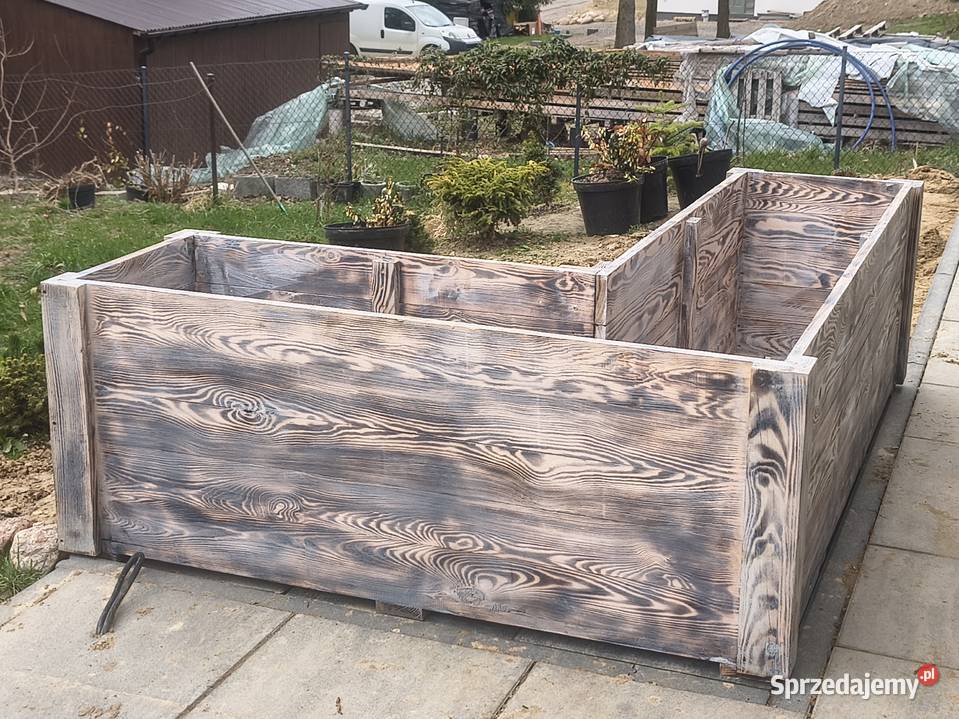 Donice kwiatowe z drewna Kraśnik