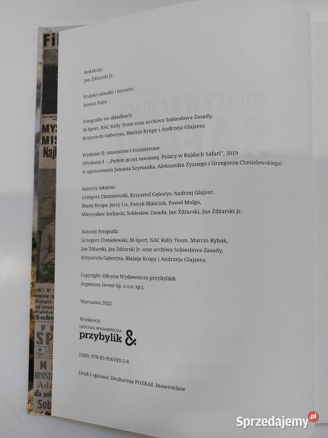 Polacy w rajdach Safari Poradniki, albumy i reportaże Warszawa