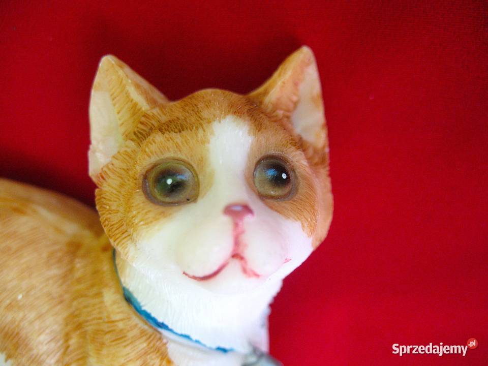 Kot rudy mały kotek ceramika utwardzana 9 x 7 x Siedlce