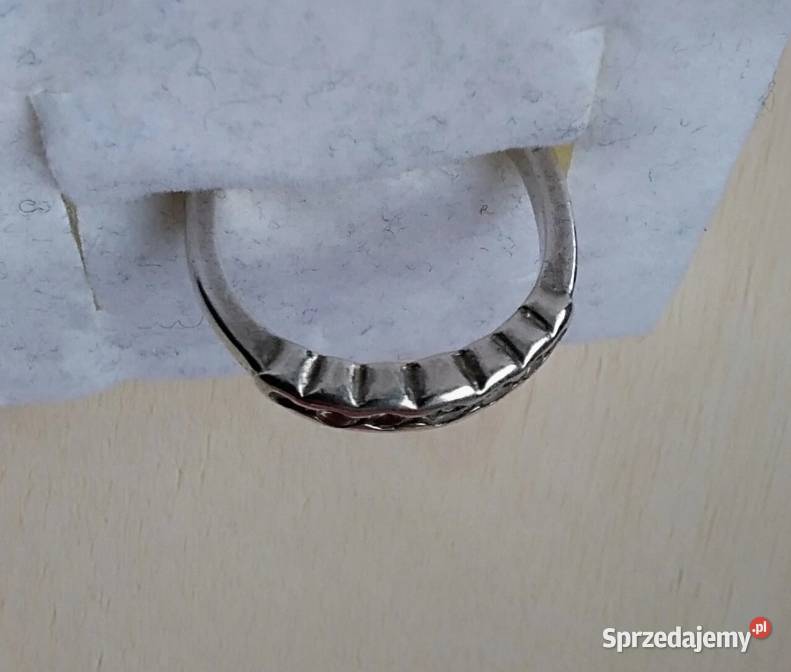 Pierścionek srebro 925 159mm mały Cieszyn