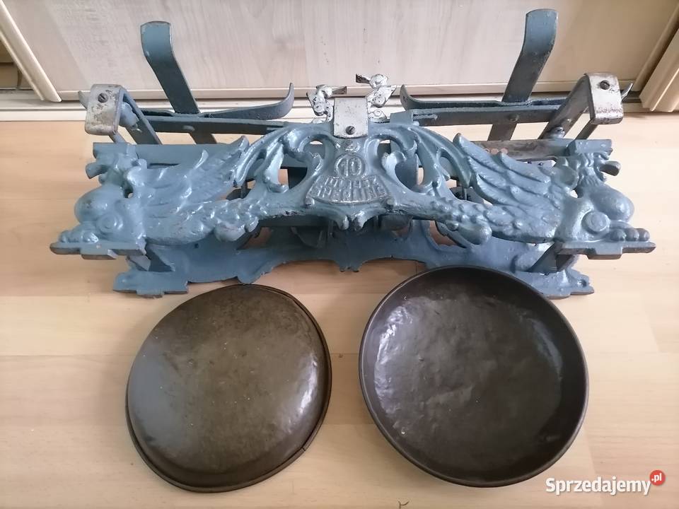 Stara waga szalkowa z 1936 roku Warszawa Kraków