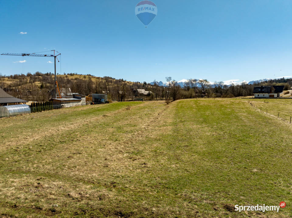 DZIAŁKA BUDOWLANA CHOCHOŁÓW 493m2 Chochołów