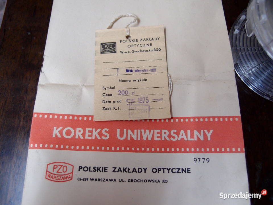 Koreks uniwersalny 9779 PZO prod PRL Łódź