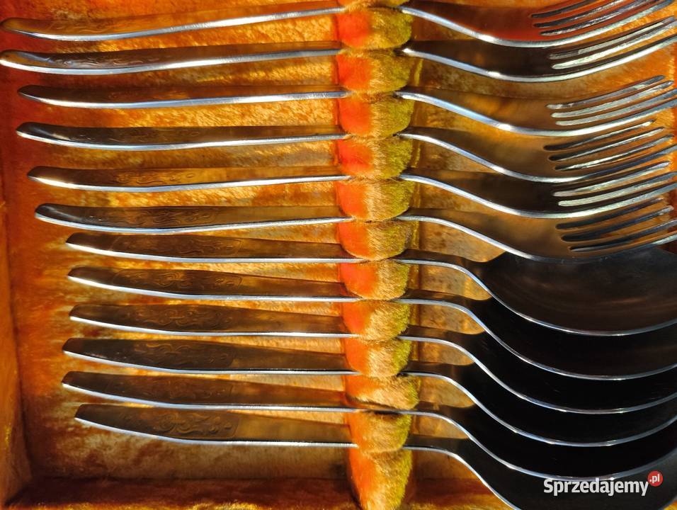 Komplet 18 sztućców okres PRL Pozostałe Warszawa
