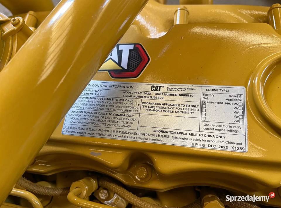 Silnik diesel Diesel Engine CAT C71 Caterpillar Poznań sprzedam