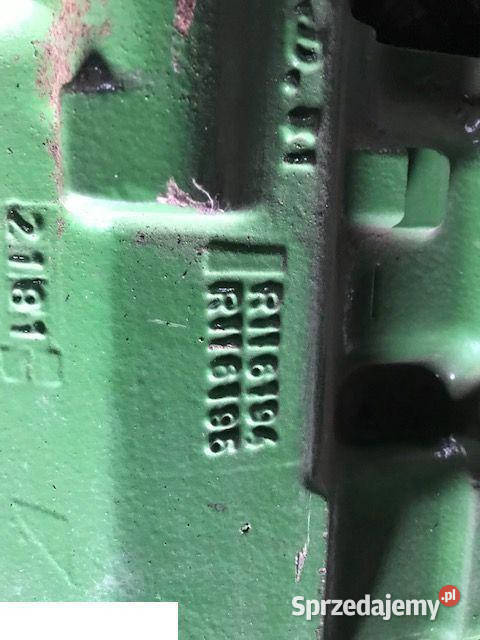 John Deere R116194 Silnik CZĘŚCI Pozostałe Jastrzębniki sprzedam