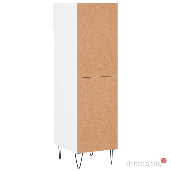 Szafka na buty wysoki połysk biała 30x35x105