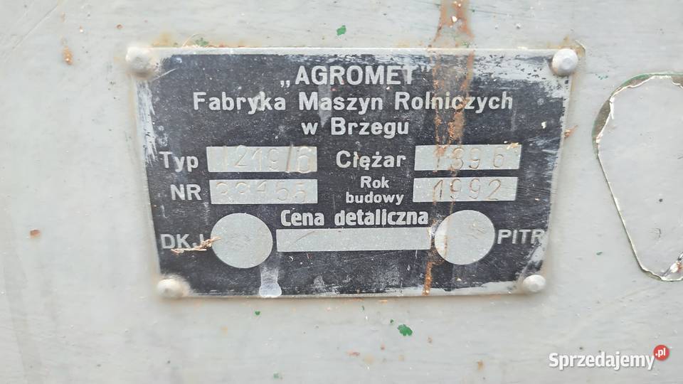 Rozrzutnik obornika Kleszczów