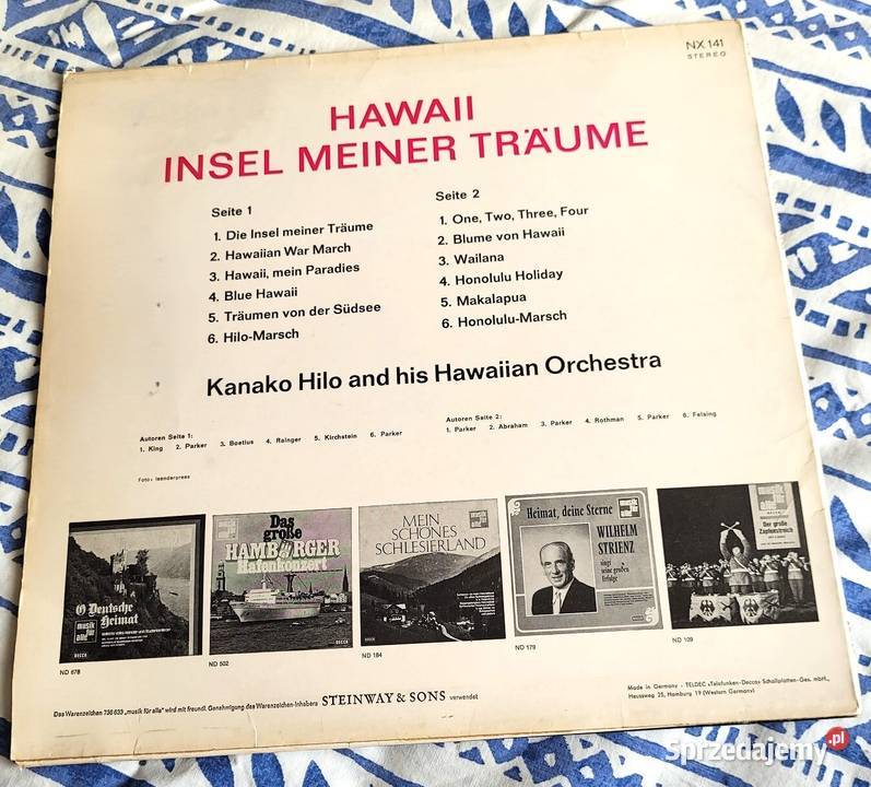 Księżyc na Tahiti Hawaii Parade trzy płyty Płyty i kasety Chełmno